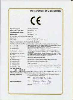 QROTECH CE Certificate